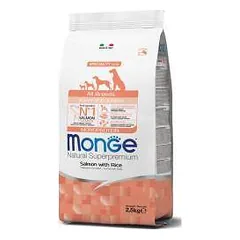 Monge Dry Dog Spec. Line - All Breeds Puppy Salmon & rice 2,5kg parduotuvėje petreon.lt