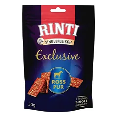 RINTI Singlefleisch Exclusive Snack Arklių skanėstas šunims 50 g