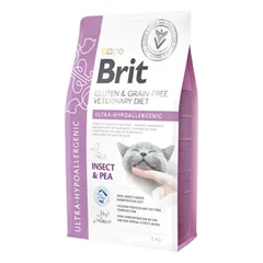 Brit Veterinary Diets Cat Ultra-Hypoallergenic sausas maistas katėms 2kg 5kg
