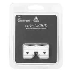 Andis CeramicEdge 26T Ultra Fine - Dantų Pjoviklis - keraminis įdėklas peiliams, 26 smulkūs dantys, Bardzo — 2 nuotrauka