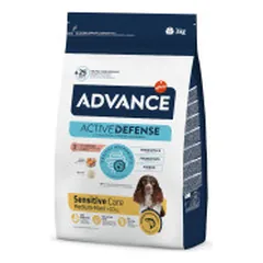 Advance Sensitive Medium sausas pašaras su lašiša suaugusiems šunims