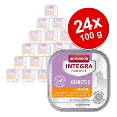 Sparpaket animonda Integra Protect Adult Diabetes Schale 24 x 100 g