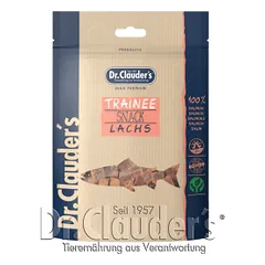 Dr. Clauders Trainee Snack Lachs skanėstas šunims ir katėms gabaliukais su lašiša, 80 g