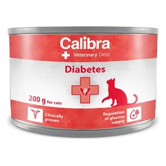 Calibra Veterinary Diets Cat Diabetes drėgnas maistas katėms, sergančioms cukriniu diabetu, 200 g