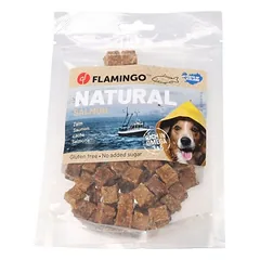 Flamingo Hundesnack Nature kleine Blöcke mit Lachs