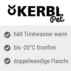 Kerbl Pet beheizbare Kleintiertränke NoFrost Superior 2.0, 330 ml — 3 nuotrauka