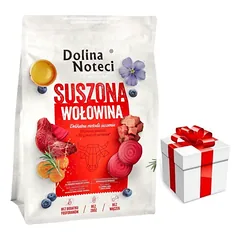 DOLINA NOTECI Premium Beef - džiovintas šunų maistas 3kg + Staigmena ŠUNIUI