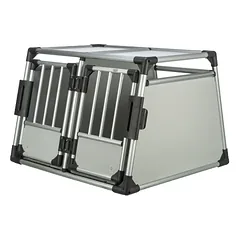 TRIXIE dvigubas aliuminis transportavimo narvas M–L 93x64x88 cm