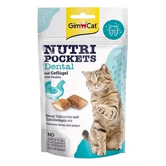 GimCat Nutri Pockets Dental skanėstai katėms 60g