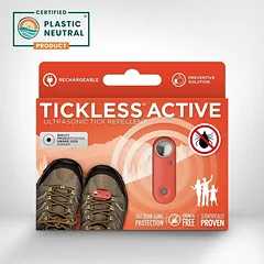 Tickless Active ultragarsinis erkių atbaidytuvas žmonėms, raudonas