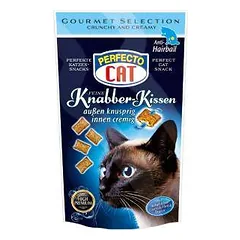 Perfecto Cat Anti Hairball pagalvėlės su įdaru skatinančios plaukų pasišalinimą, 50 g