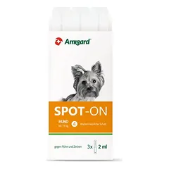 Amigard Spot-on šunims, 1 x 6 ml dideliems šunims — 4 nuotrauka
