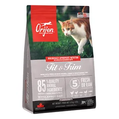 Orijen Fit & Trim, sausas maistas katėms 1,8 kg parduotuvėje bikuva.lt