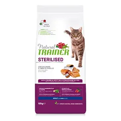 TRAINER NATURAL Cat  sterilizuotoms katėms su lašiša