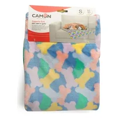 Camon Little Bones itin minkštas pledas katėms ir mažiems šunims, 75×100 cm