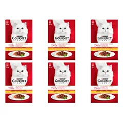 GOURMET mon Petit pašaras katėms- Paukštienos mišinys 72x50g 
