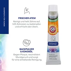 Arm & Hammer Fresh kokosų ir mėtų dantų pasta šunims, Ekonominė pakuotė: 2 x 55 g — 2 nuotrauka