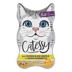 Catessy lėkštutės, drėgnas maistas katėms, ekonominė pakuotė 72 x 85 g — 3 nuotrauka