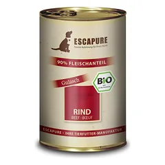 Escapure Beef Organic - ekologiškas šlapias maistas šunims, jautiena su daržovėmis ir žolelėmis, 400g — 3 nuotrauka