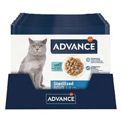 Advance Feline Sterilized su menke, drėgnas maistas katėms — 5 nuotrauka