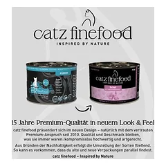 catz finefood Pure konservai 6 x 200 g, drėgnas maistas katėms — 2 nuotrauka