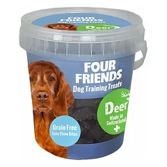 Four Friends Training Treats Deer dresūros skanėstas šunims su elniena, be grūdų, 400 g