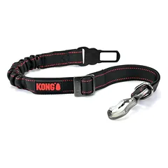 KONG Travel Deluxe Swivel Tether - paminkštintas saugos diržas automobiliams, šunims