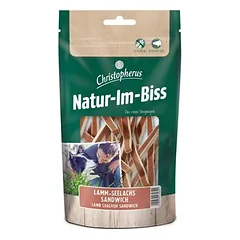 Christopherus ėrienos ir saidos sumuštinis 12 x 70 g, skanėstai šunims