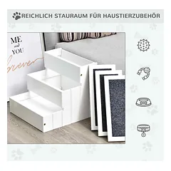 Laipteliai augintiniams, 3 pakopų, 40,5 × 38 × 44,5 cm — 5 nuotrauka