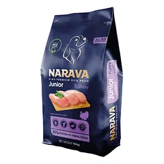 NARAVA High Premium Junior sausas pašaras šunims 1,5 kg nuotrauka