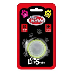 PET NOVA Catnip katžolės kamuoliukas katėms 3vnt