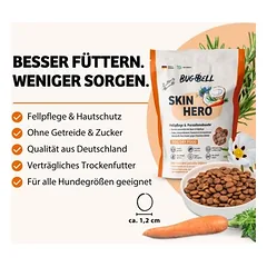 BugBell Skin Hero, sausas maistas šunims — 3 nuotrauka