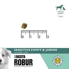 Bozita Robur Sensitive Grain Free Puppy su ėriena – be vištienos, sausas maistas šuniukams, > 10 kg — 5 nuotrauka