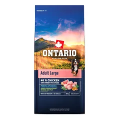 Ontario Adult Large Chicken & Sweet Potatoes sausas maistas dideliems šunims su vištiena ir saldžiaisiais bulvėmis, 12 kg