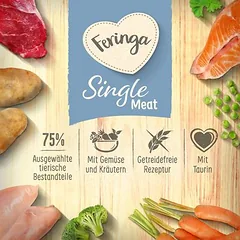 Feringa Single Meat meniu drėgnas maistas katėms 12 x 410 g — 5 nuotrauka