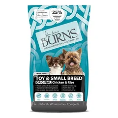 Burns Adult & Senior Original Toy & Small Breed su vištiena ir ryžiais, sausas maistas šunims — 2 nuotrauka
