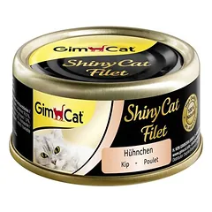 GimCat ShinyCat filė su vištiena, drėgnas maistas katėms 70 g