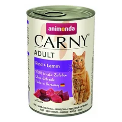 Animonda Carny Cat Adult su jautiena ir ėriena, drėgnas maistas katėms 400 g