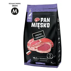PAN MIĘSKO Veršiena su ėriena, M, 9 kg (senjorams)