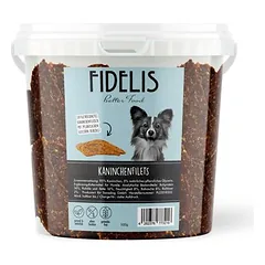 FIDELIS triušienos filė, skanėstai šunims (500 g kibiras)