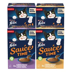 Felix Sauce Time Karma papildas suaugusiems katėms 24 x 40 g