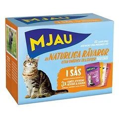 Mjau Cat maišeliai, drėgnas maistas katėms 12 x 85 g — 5 nuotrauka