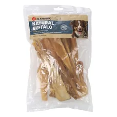 Flamingo Natur Snack buivolo galvos oda, skanėstai šunims, > 250 g — 3 nuotrauka