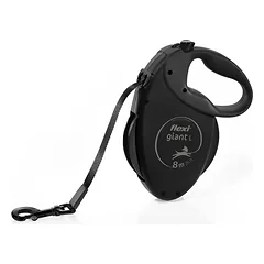 FLEXI pavadėlis šuniui Giant L Black Edition, juostinis 8m, juodas