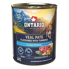 Ontario Adult Veršienos paštetas su Ciberžole 800g