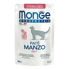 Monge Monoproteinic Pate 100% beef Sterilised 85 g