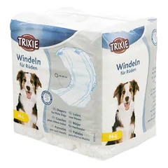 Trixie Diapers for male dogs sauskelnės patinams šunims, M-L, 46–60 cm, 12 vnt.