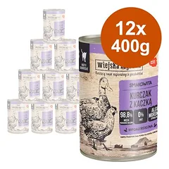 Wiejska Zagroda Cat drėgnas maistas katėms 12 x 400 g