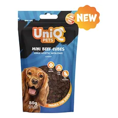 Uniq pets Mini jautienos kubeliai 80g photo