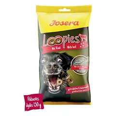 Josera Loopies Beef skanėstai šunims su jautiena 150g